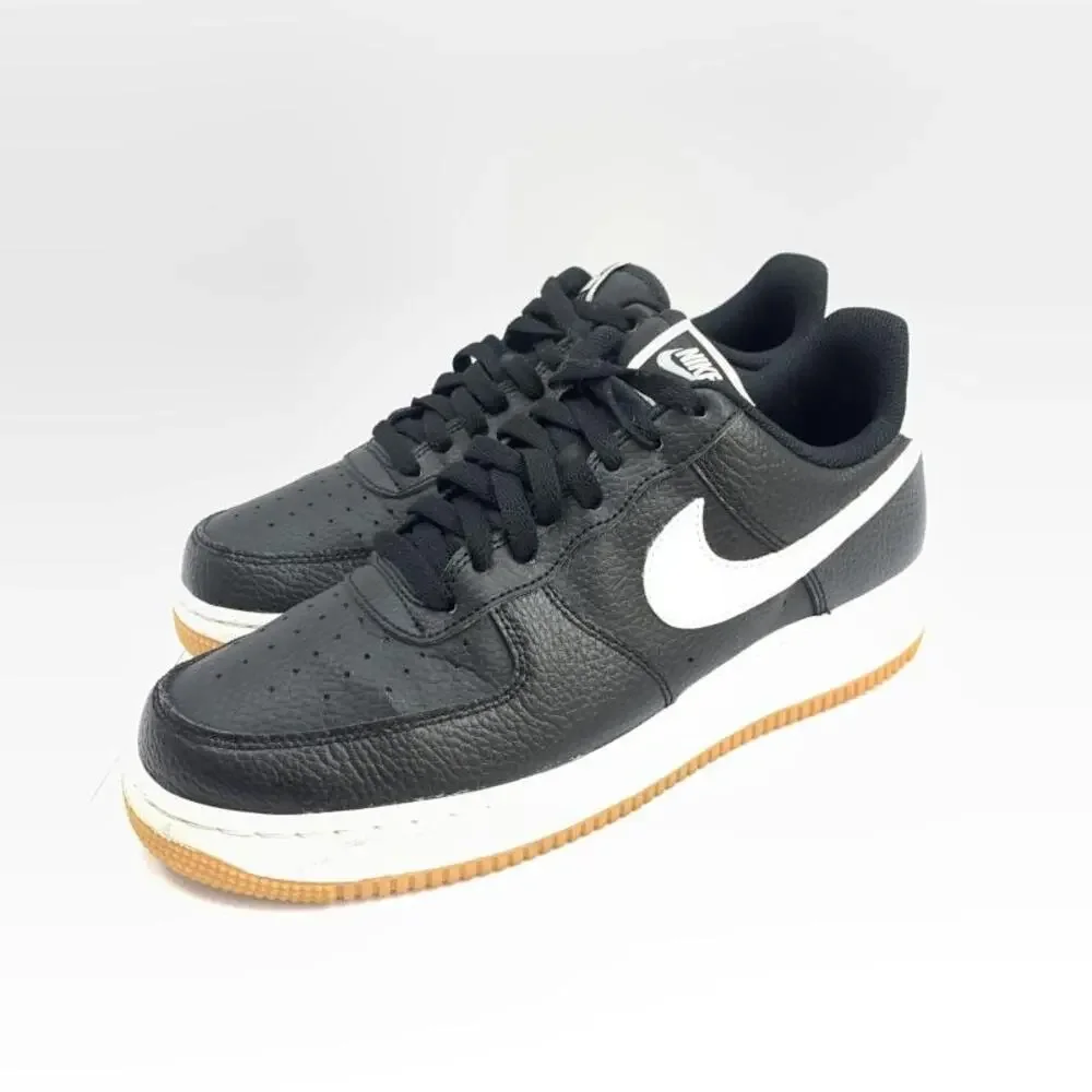 Nike Air Force 1 Low Black White Gum CI0087-002 Men’s Size 10.5 Sneakers Shoes